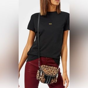 NEW ALEXANDER WANG Micro Marti Leopard Print Suede Shoulder Bag - MSRP $750.00!